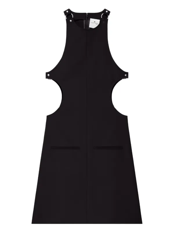 Courrèges カットアウト ノースリーブ ドレス | ブラック | FARFETCH JP