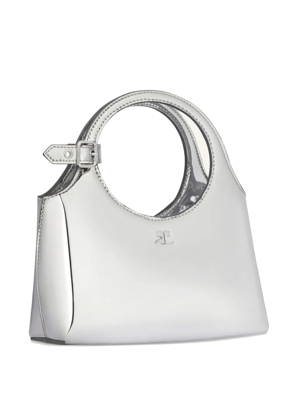Courrèges Holi mini-schoudertas Zilver