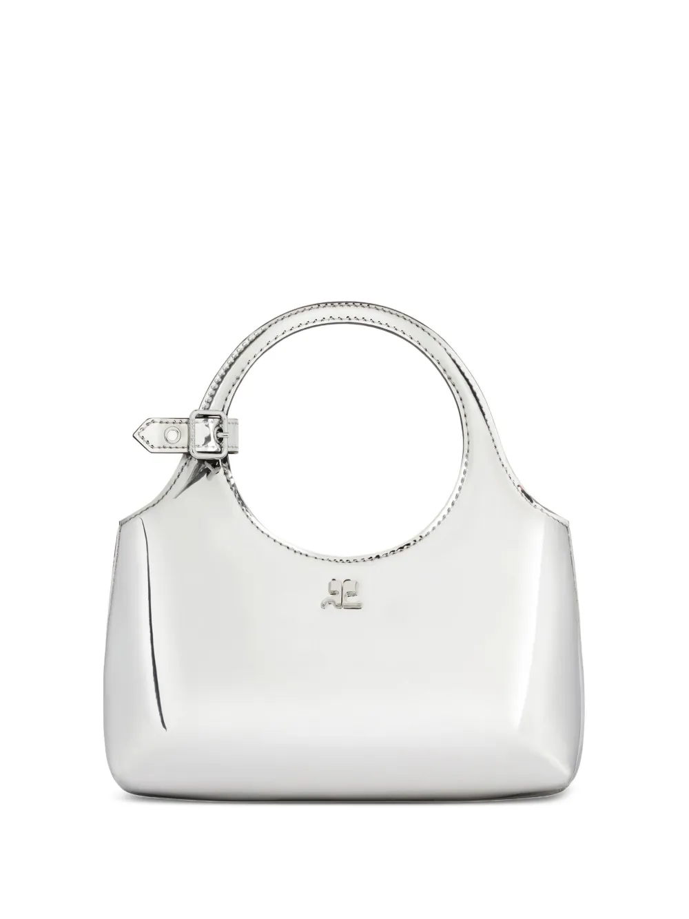 Courrèges Holi mini-schoudertas Zilver