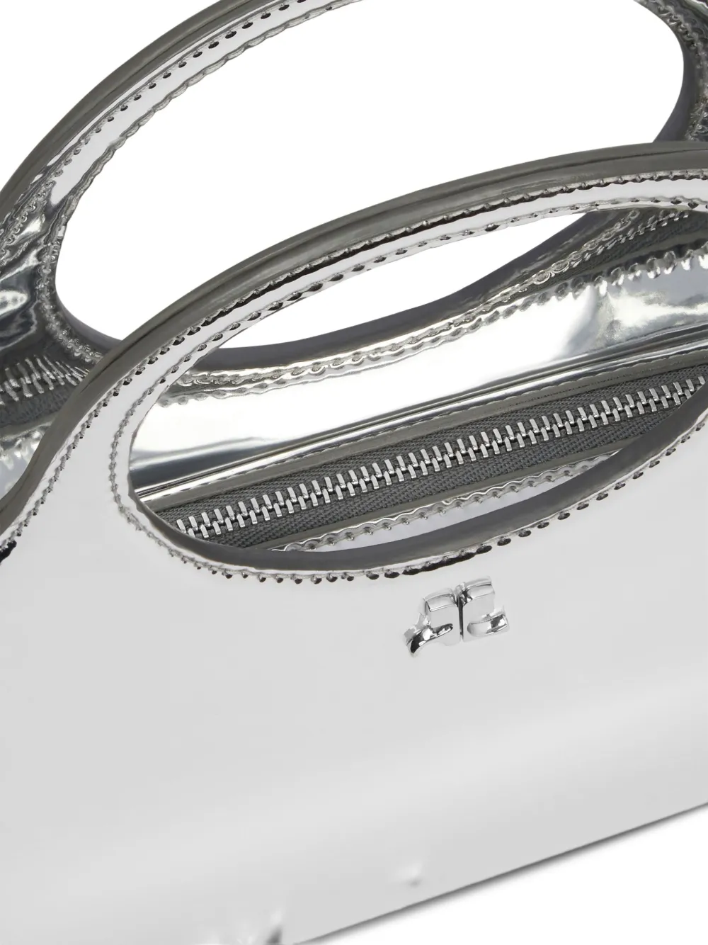 Courrèges Holi mini-schoudertas Zilver