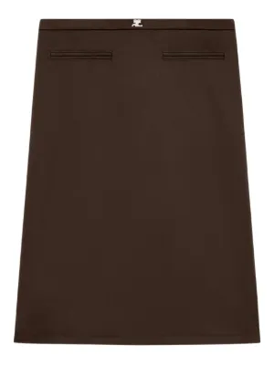 ワンピース COURREGES Women Mid Skirts 324JRO458 JS0070B118 Brown Courrèges Skirts for Women - Shop on FARFETCH