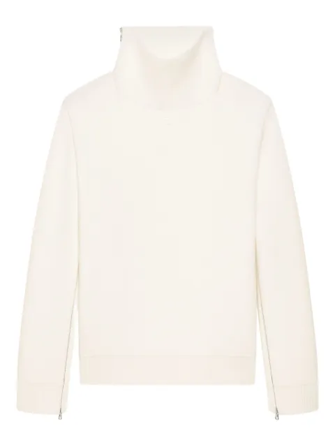 Courrèges high-neck zip-detail sweater