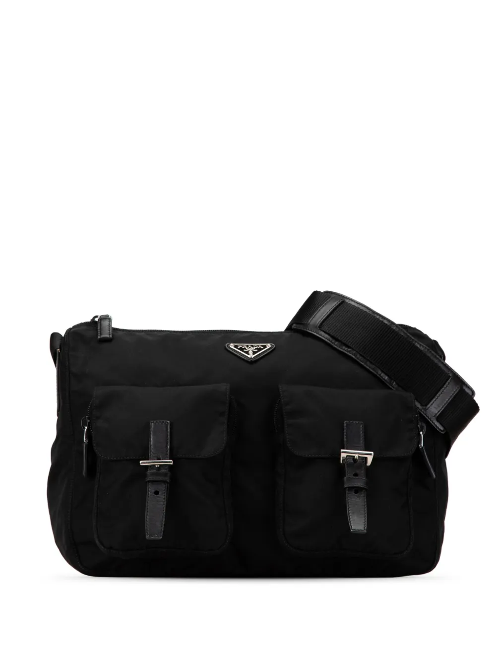 Prada Pre-Owned 2013-2023 Tessuto Zip Top crossbody bag | Black | Image 1