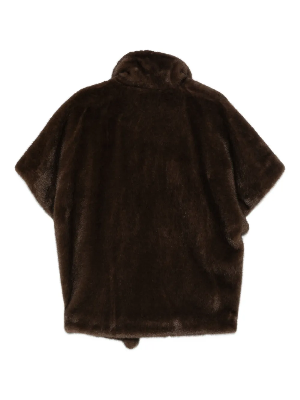 Marina Rinaldi manteau Zenit à col cheminée | Manteaux en fourrure artificielle | Image 2