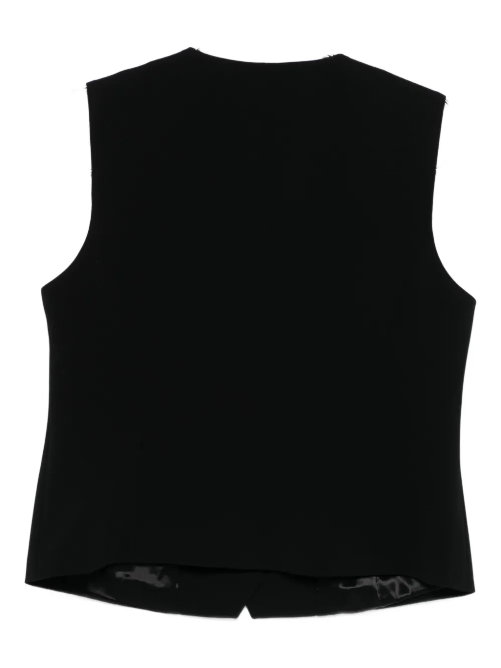 Marina Rinaldi button-fastening sleeveless vest | Waistcoats & Gilets | Image 2