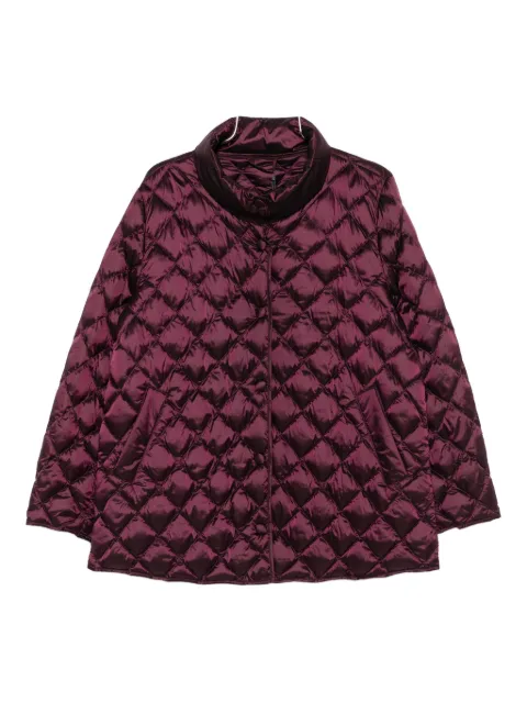 Marina Rinaldi quilted diamond-pattern jacket