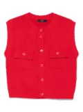 Weekend Max Mara buttoned-pocket gilet - Red