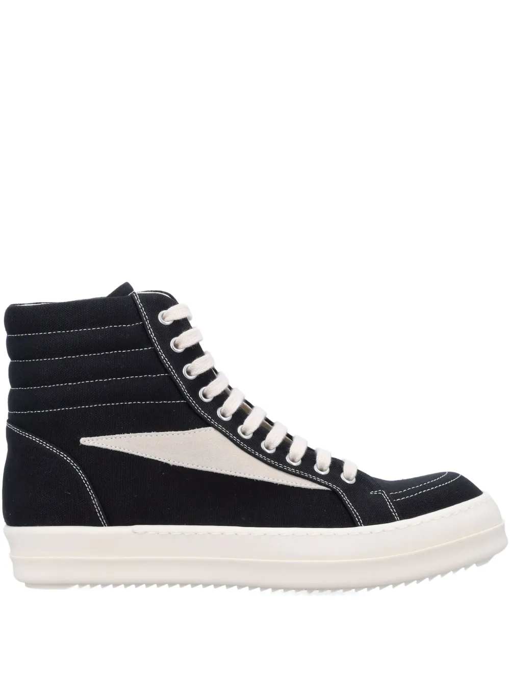 Rick Owens DRKSHDW High Vintage canvas sneakers Black