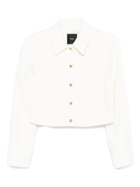 PINKO cropped buttoned jacket