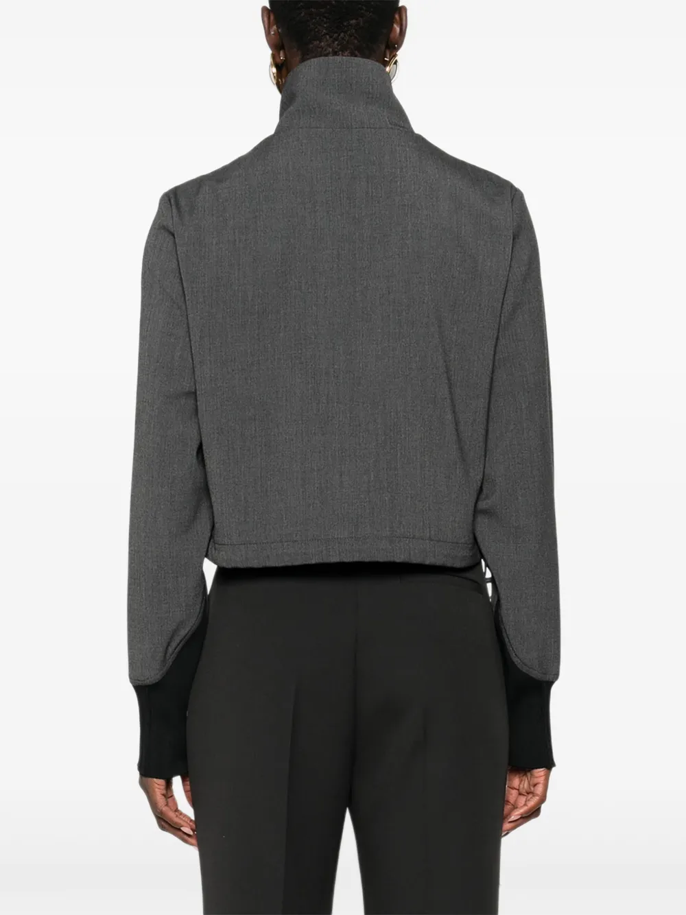 PINKO Cropped bomberjack Grijs