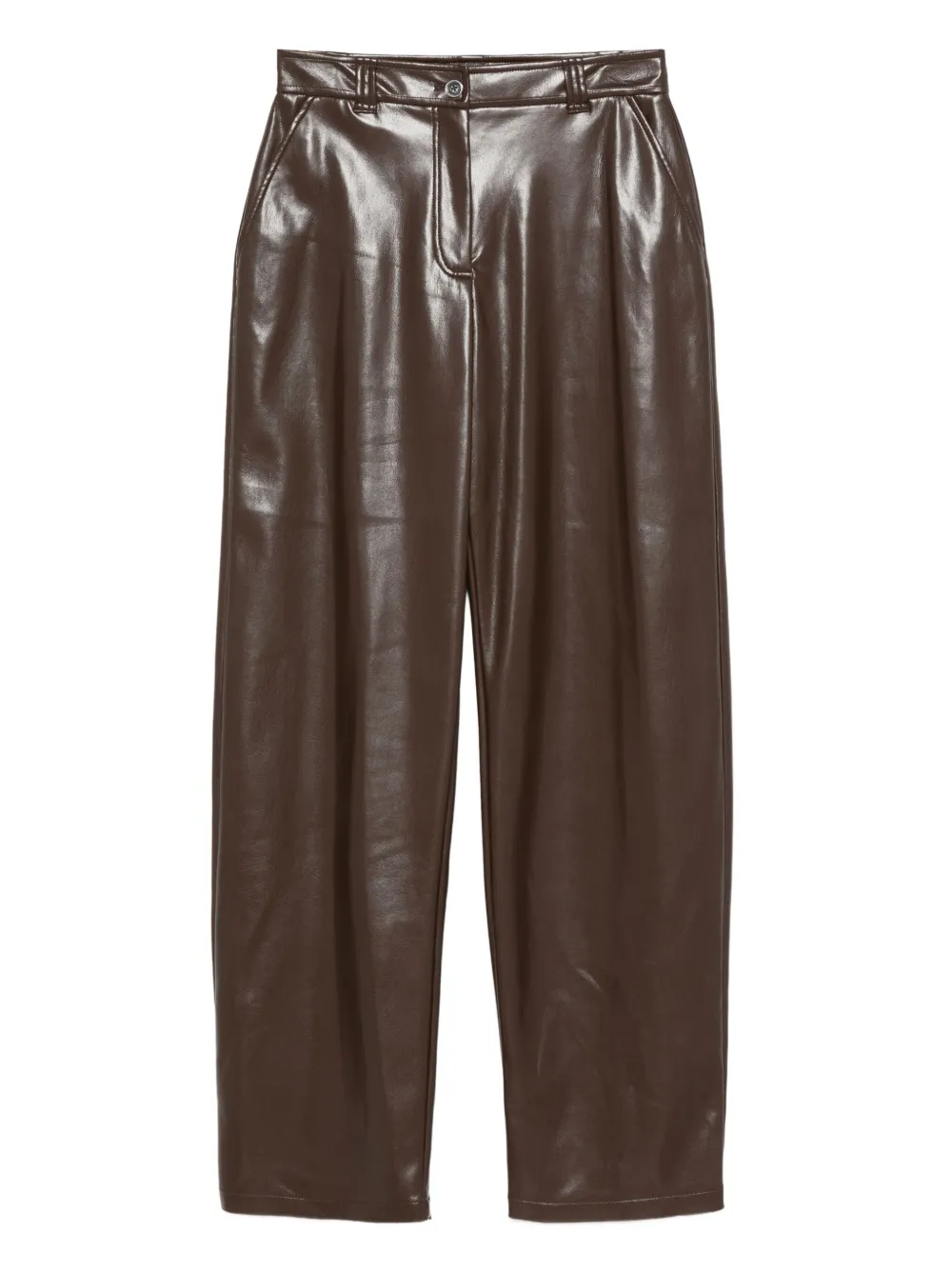 PINKO high-waisted trousers | Brown | Image 1
