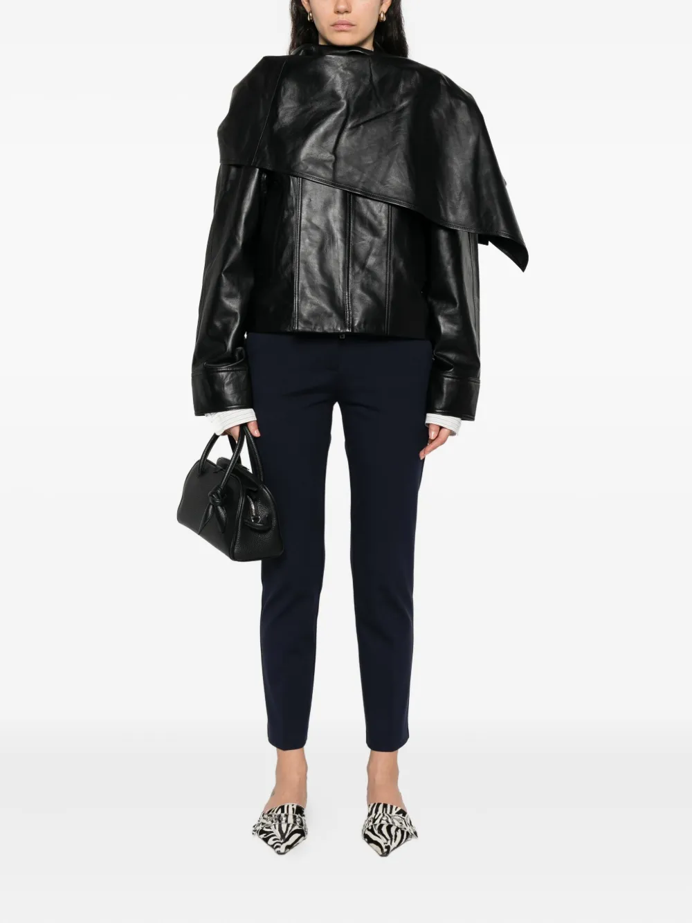PINKO Broek met zakdetail Blauw