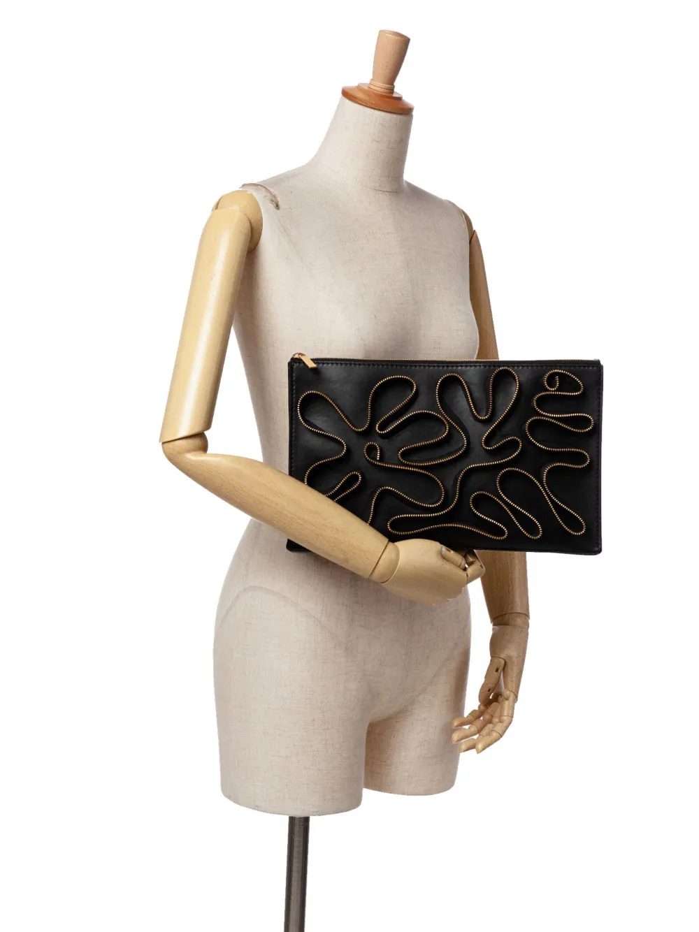 Stella McCartney Pre-Owned 2000-2024 Faux Nappa Cavendish Zipper clutch bag | Pre-Owned | Image 2