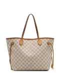 Louis Vuitton Pre-Owned 2019 Damier Azur Neverfull MM tote bag - White