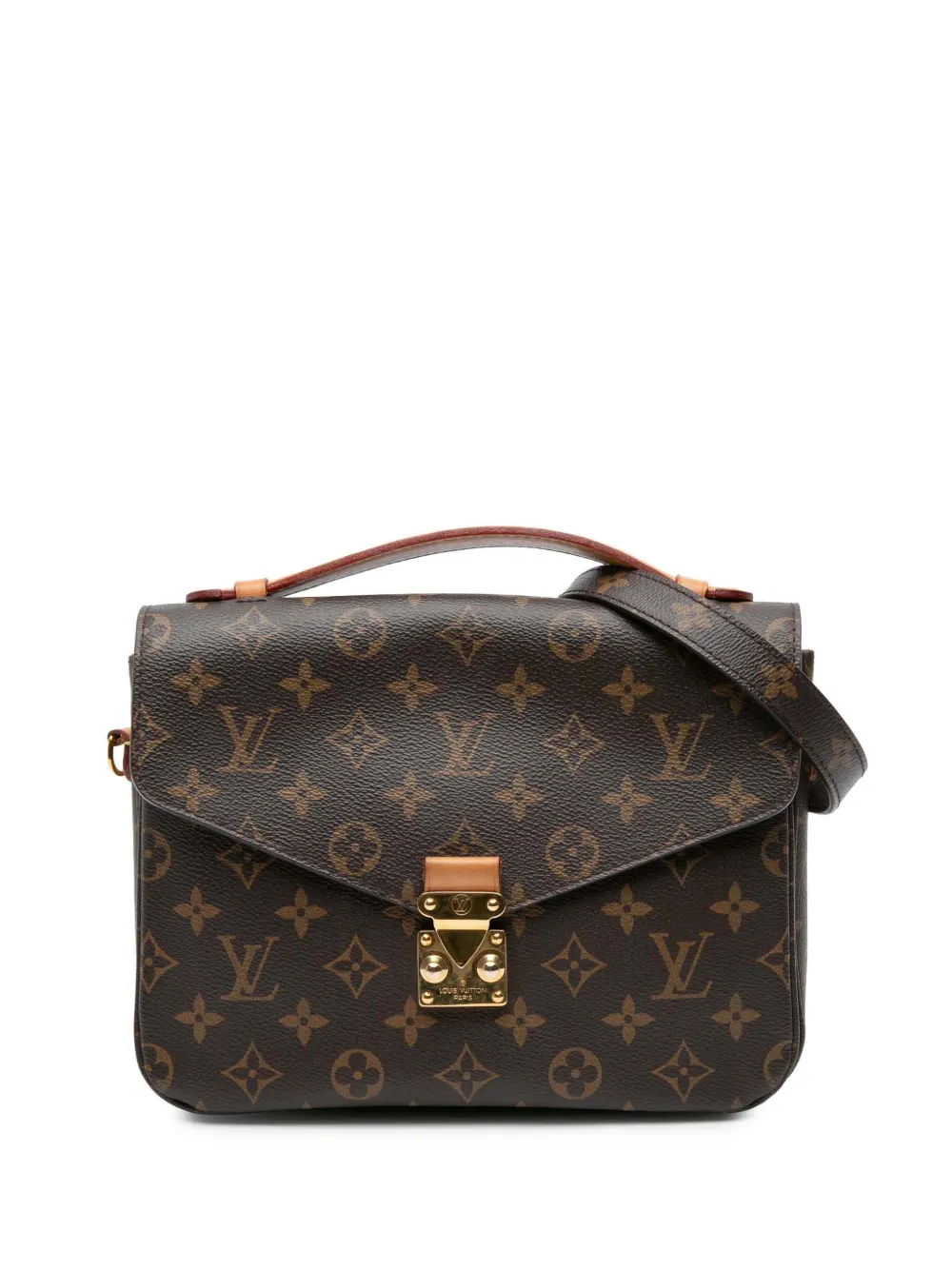 Louis Vuitton Pre-Owned 2018 Monogram Pochette Metis satchel - ブラウン Louis Vuitton Pre-Owned 2018 Monogram Pochette Metis satchel - ブラウン
