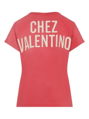 ヴァレンティノ ロゴ Tシャツ 偽物☆VLTN ロゴ Tシャツ☆クルー
