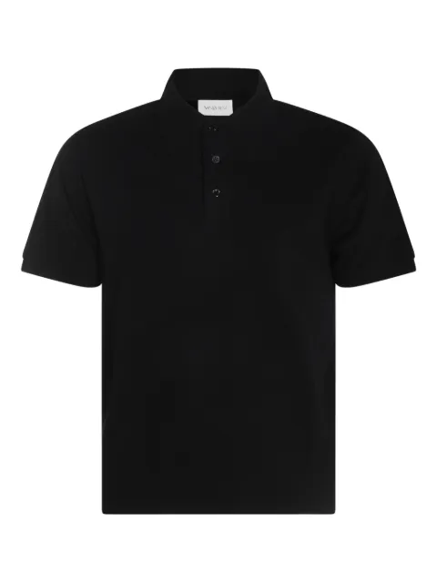 Saint Laurent 珠地布编织polo衫