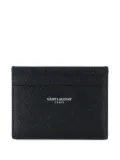 Saint Laurent textured leather cardholder - Black