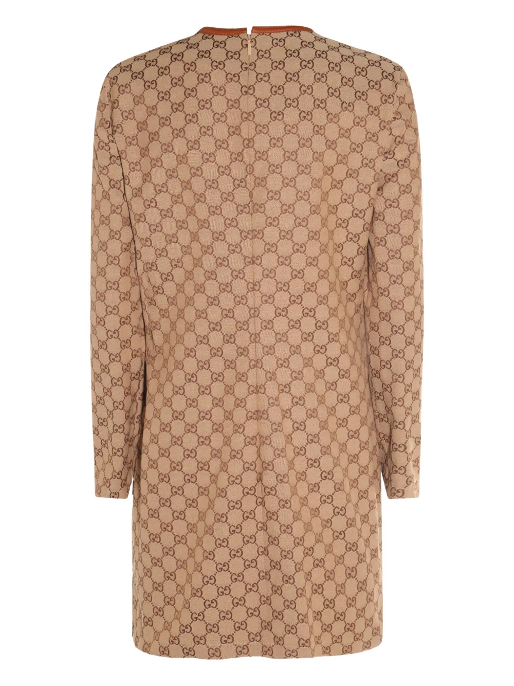 Gucci GG canvas mini-jurk met lange mouwen - Beige
