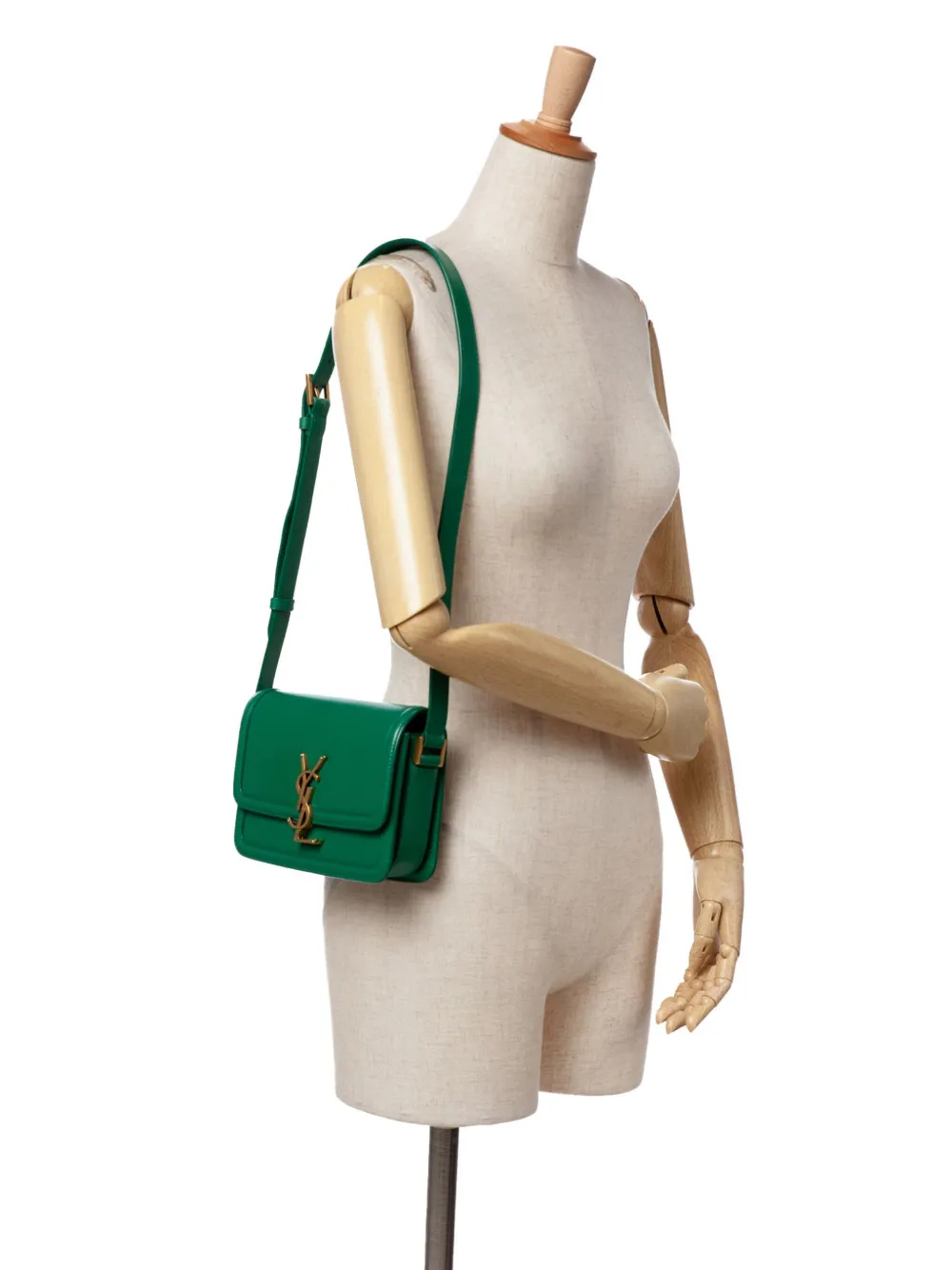 Saint Laurent Pre-Owned 2022 Small Calfskin Solferino Satchel In Box crossbody bag | Pre-Owned | Image 2
