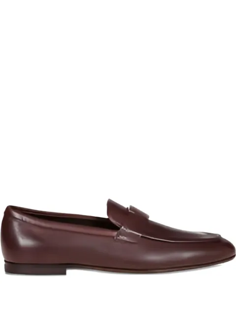 Tod's leather T-logo loafers