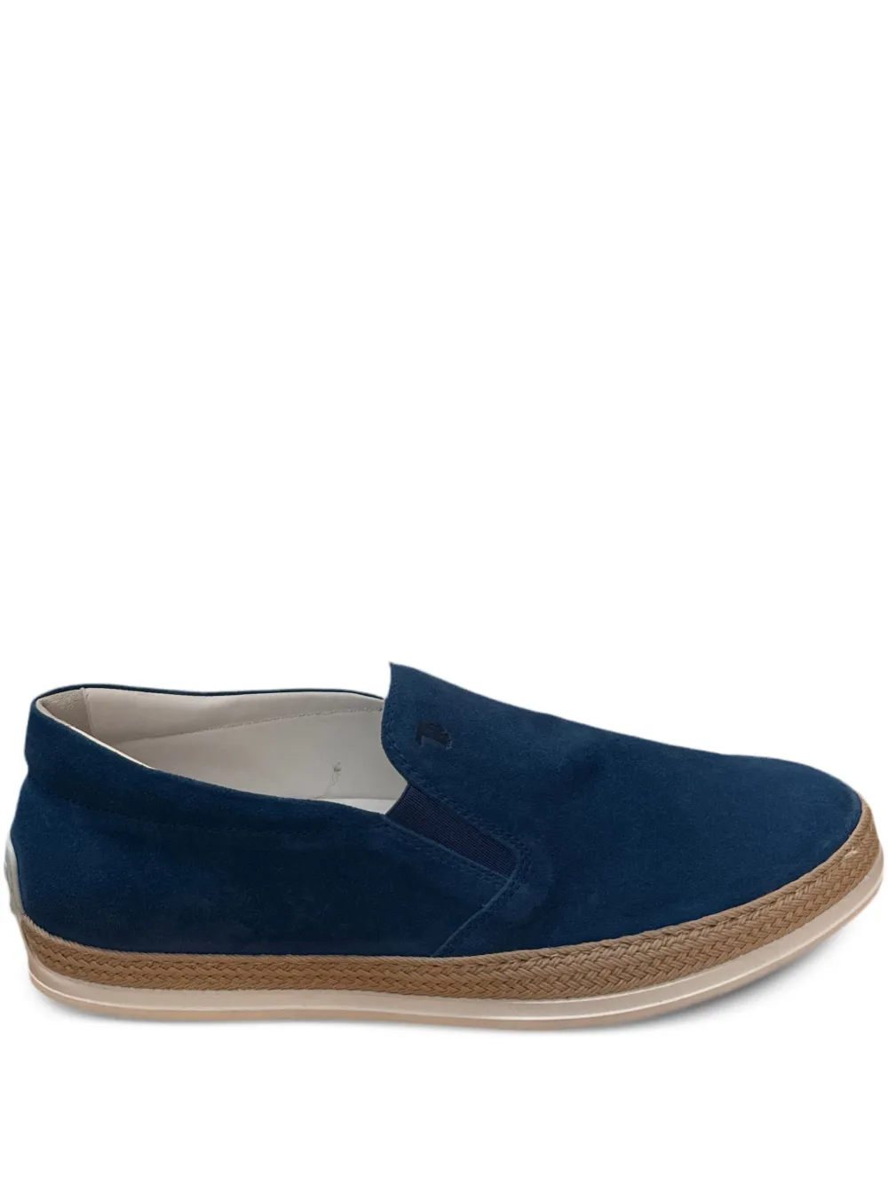 Tod's Suède espadrilles met touw afwerking Blauw