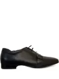 Tod's leather buckle-strap oxford shoes - Black