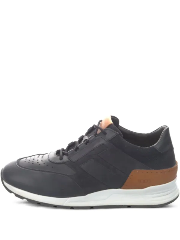 Tod's レースアップ レザースニーカー | ブラック | FARFETCH JP