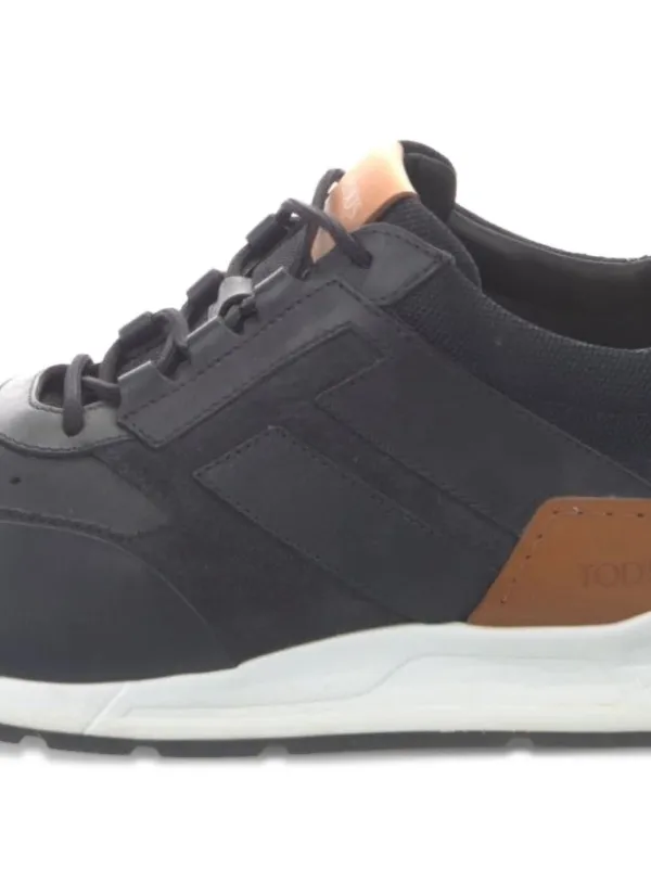 Tod's レースアップ レザースニーカー | ブラック | FARFETCH JP