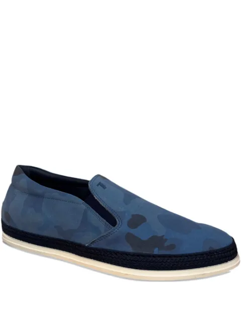 Tod's camouflage-print slip-on loafers