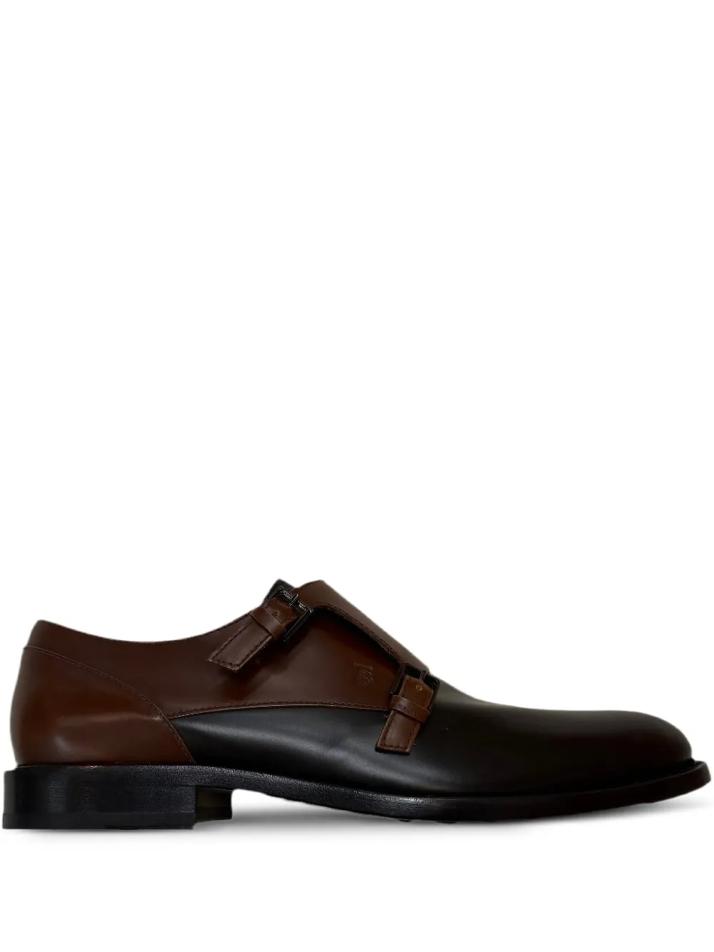 Tod's double-buckle monk shoes Brown