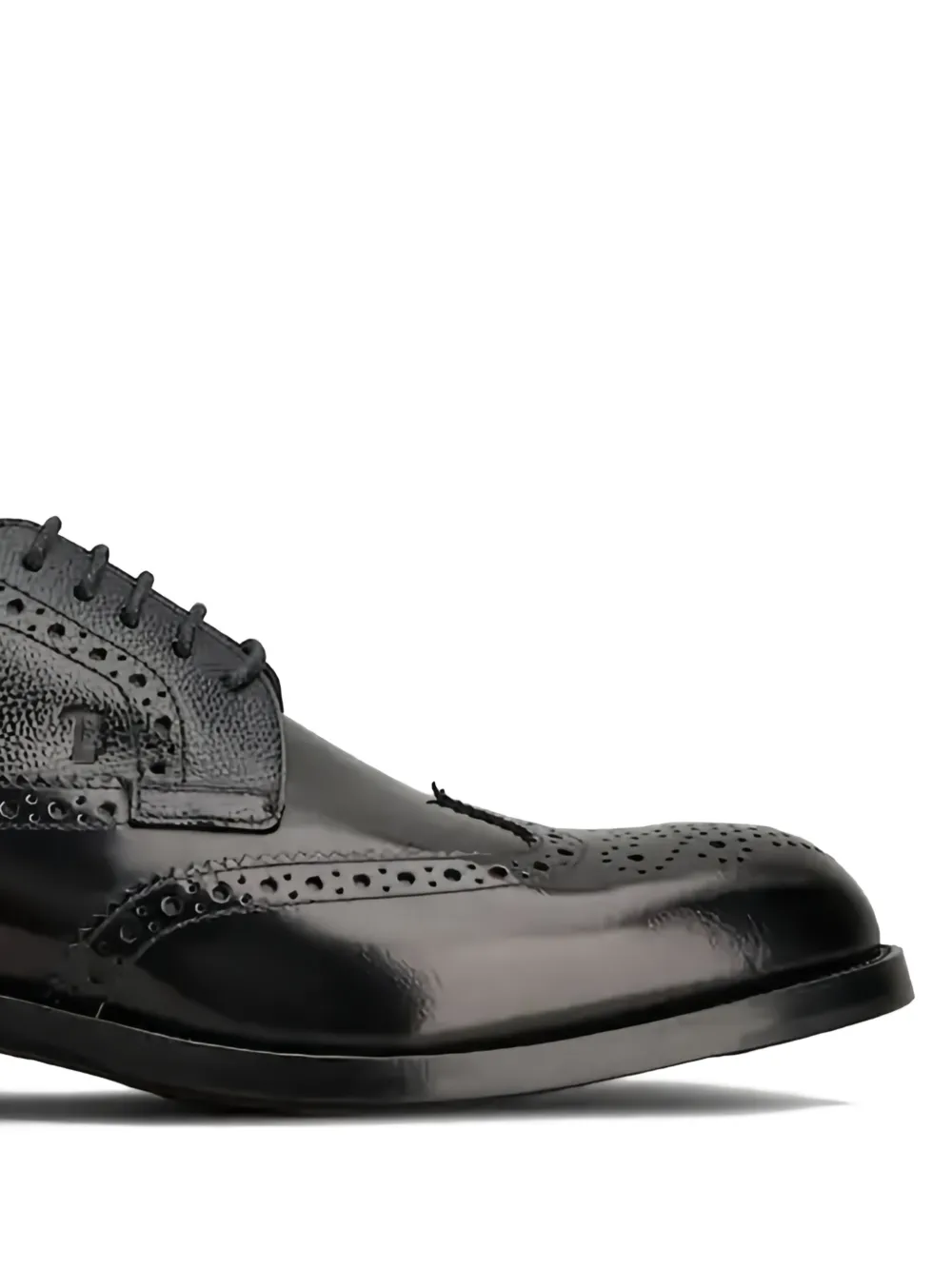 Tod's perforated-details shoes Black