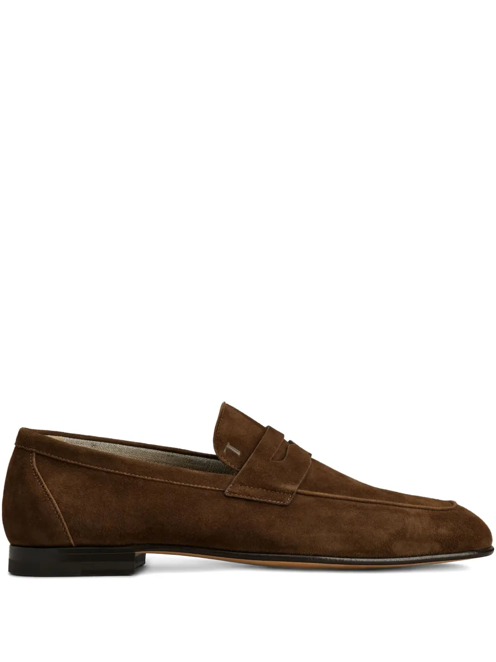 Tod's penny suede loafers Brown