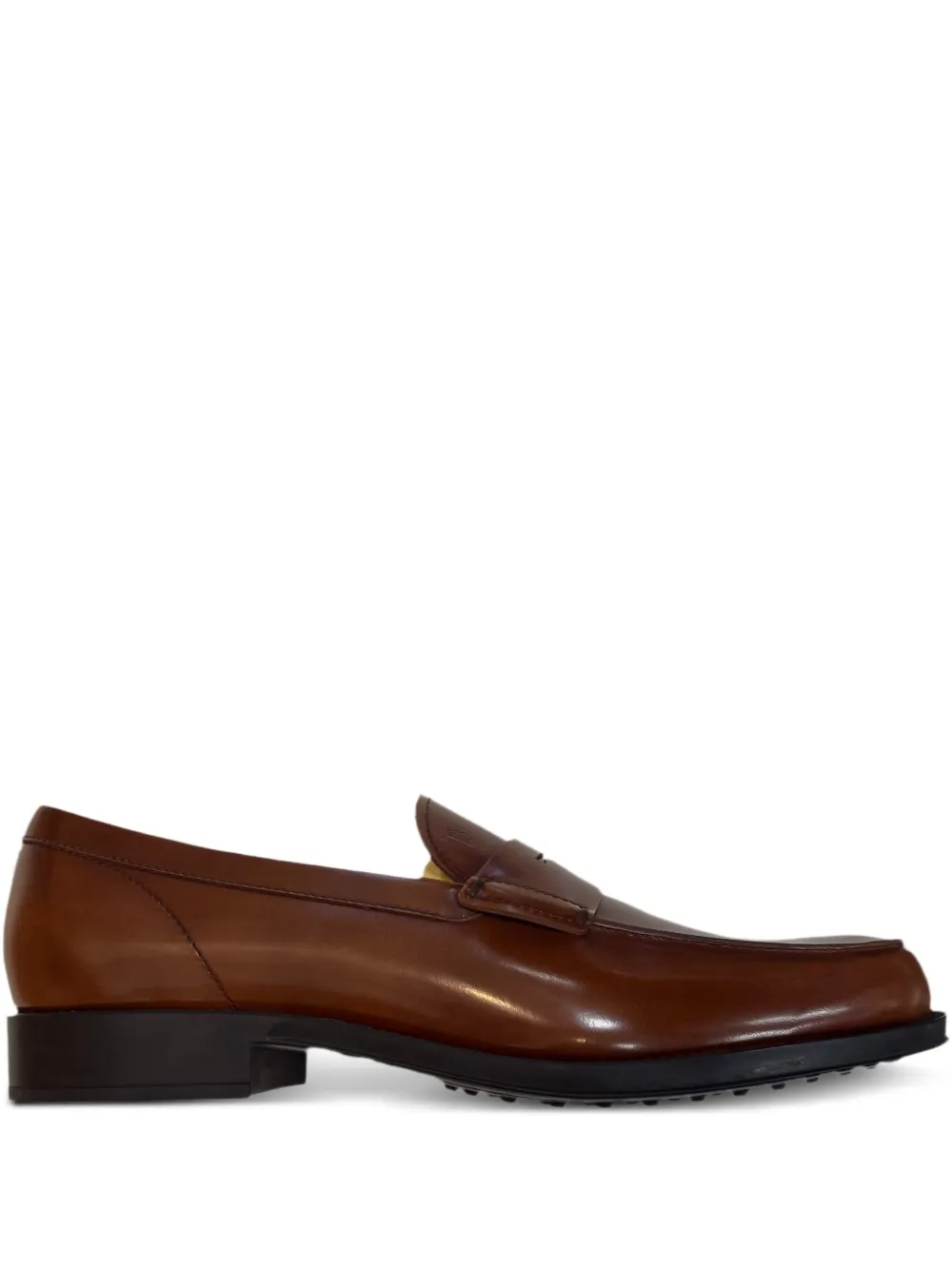 Tod's Leren penny loafers Bruin