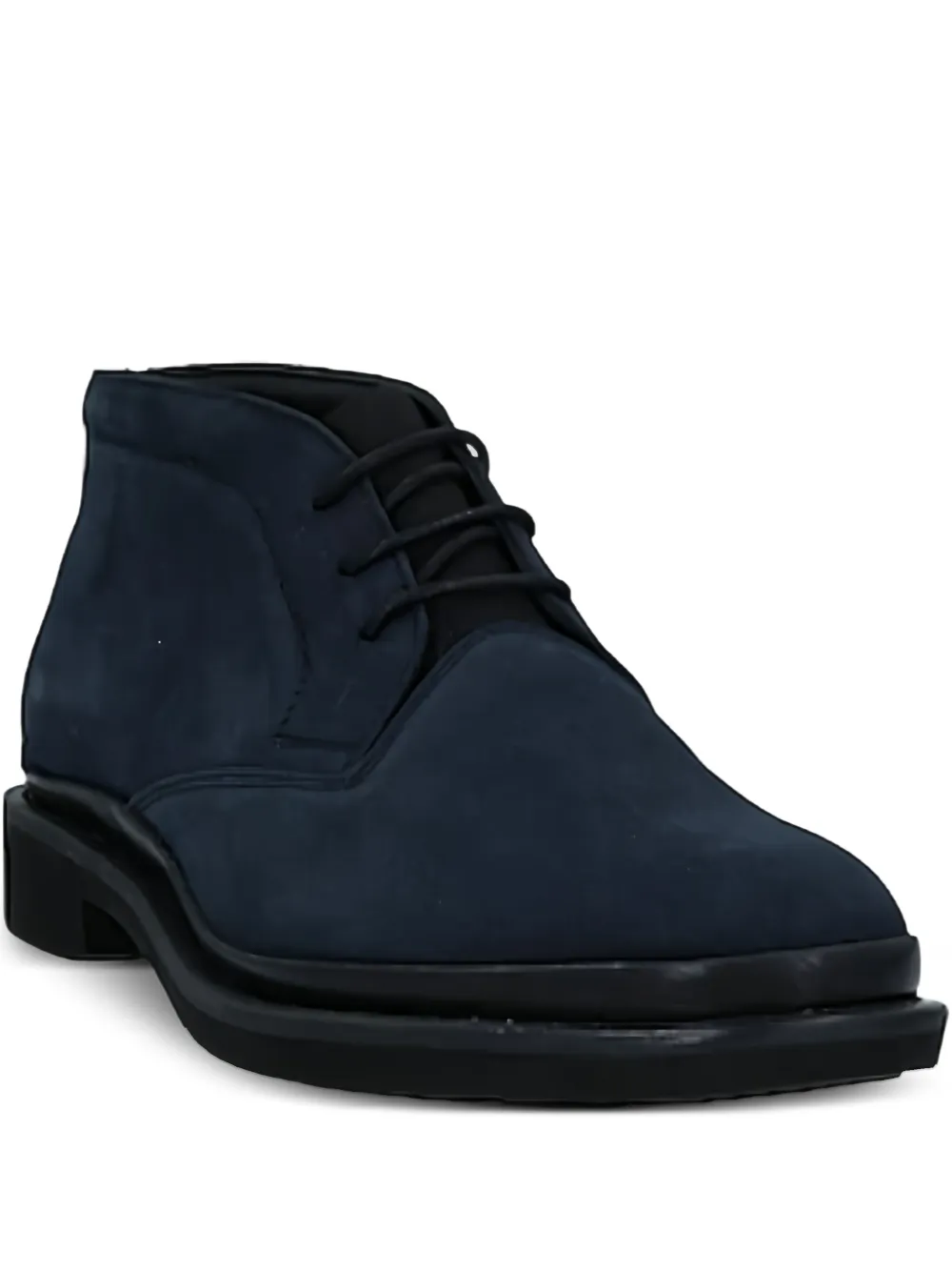 Tod's lace-up suede derby shoes Blue