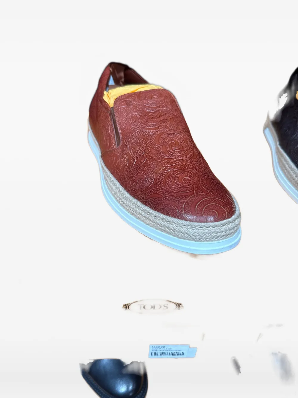 Tod's Mocassini in pelle a fantasia - Rosso