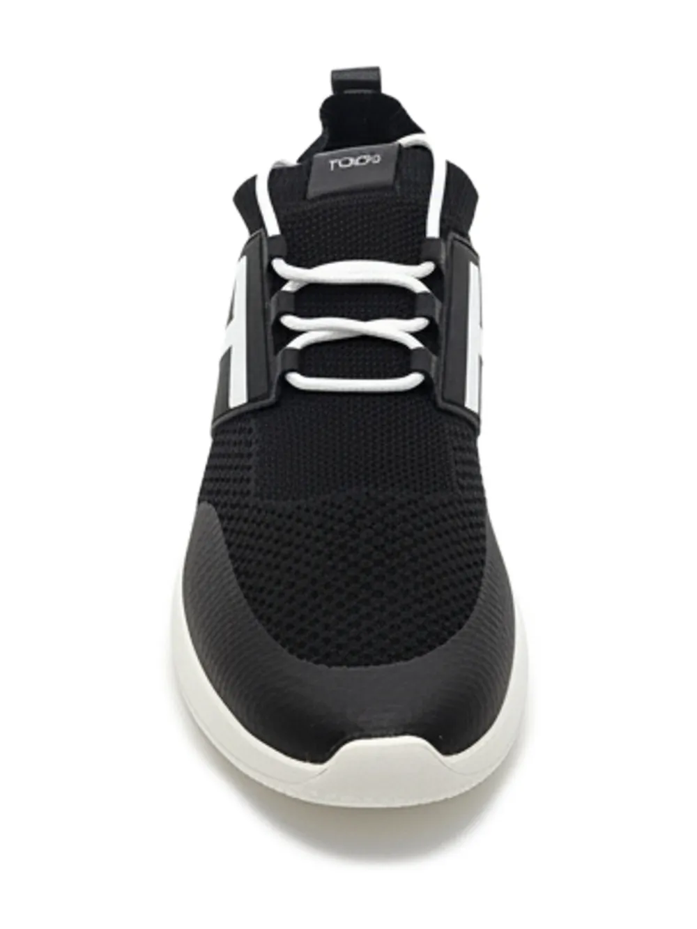 Tod's Gebreide leren low-top sneakers Zwart