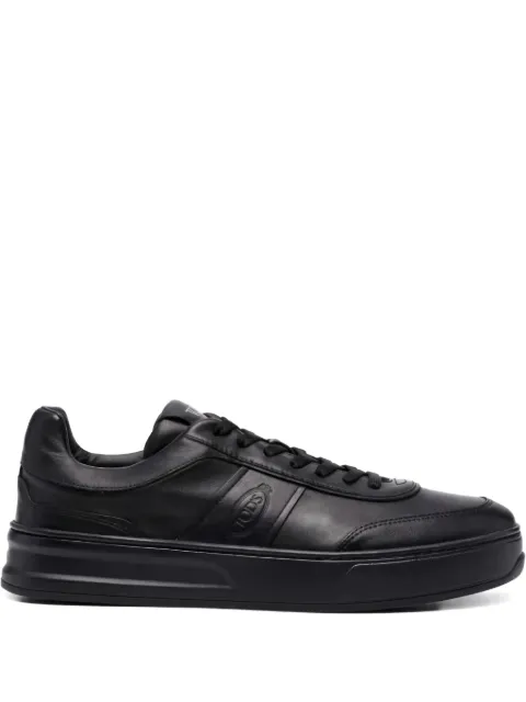 Tod's tenis de piel con logo