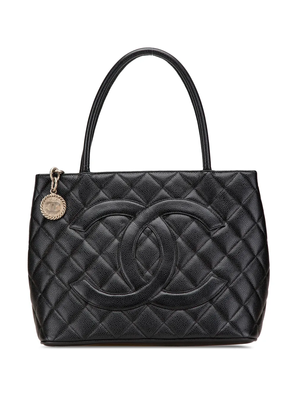 CHANEL Pre-Owned sac à main Caviar Medallion (2000-2002) | noir | Image 1