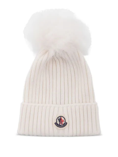 Moncler Enfant ribbed knit beanie 