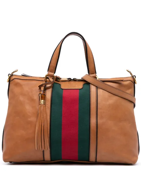 Gucci Pre-Owned 2016-2024 Leather Rania Convertible Tote satchel