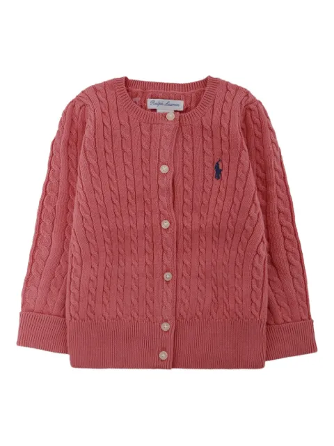 POLO RALPH LAUREN KIDS كارديغان بحياكة الضفيرة