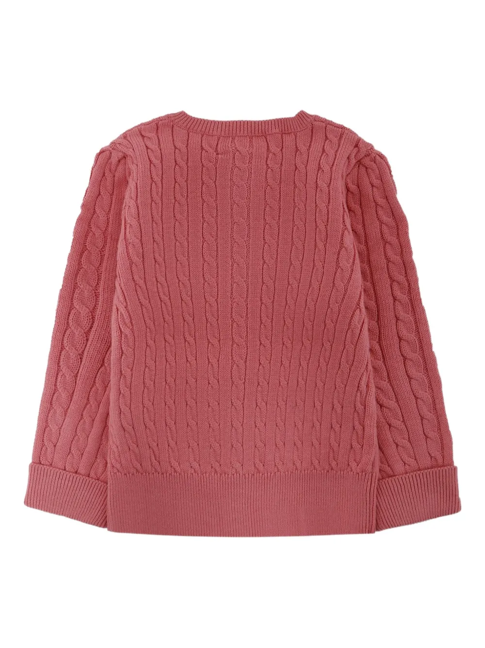 POLO RALPH LAUREN KIDS Kabelgebreid vest Roze