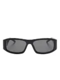 Casablanca rectangle-frame sunglasses - Black