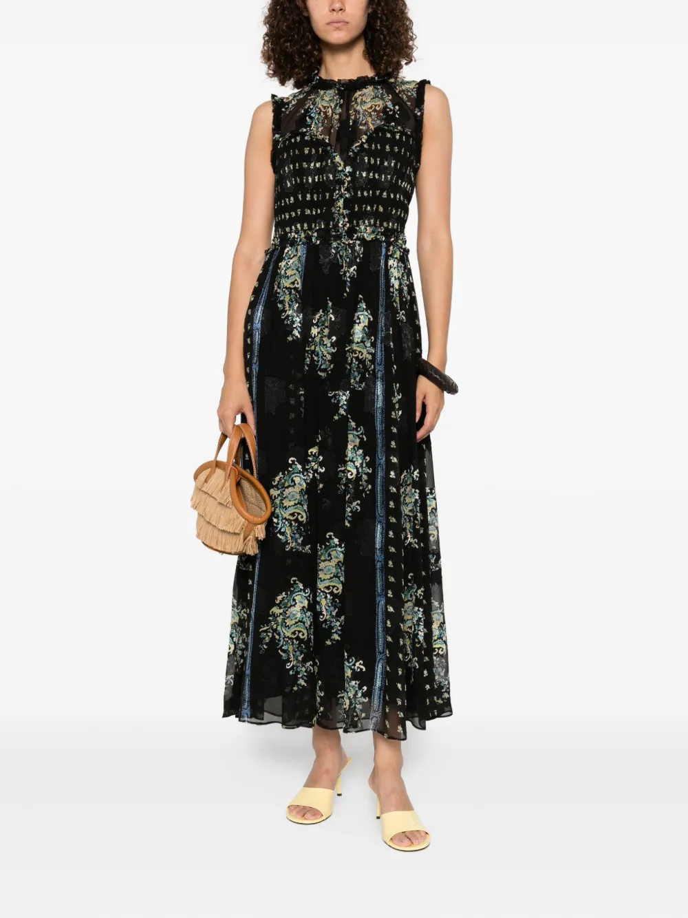 Ulla Johnson sleeveless dress Zwart