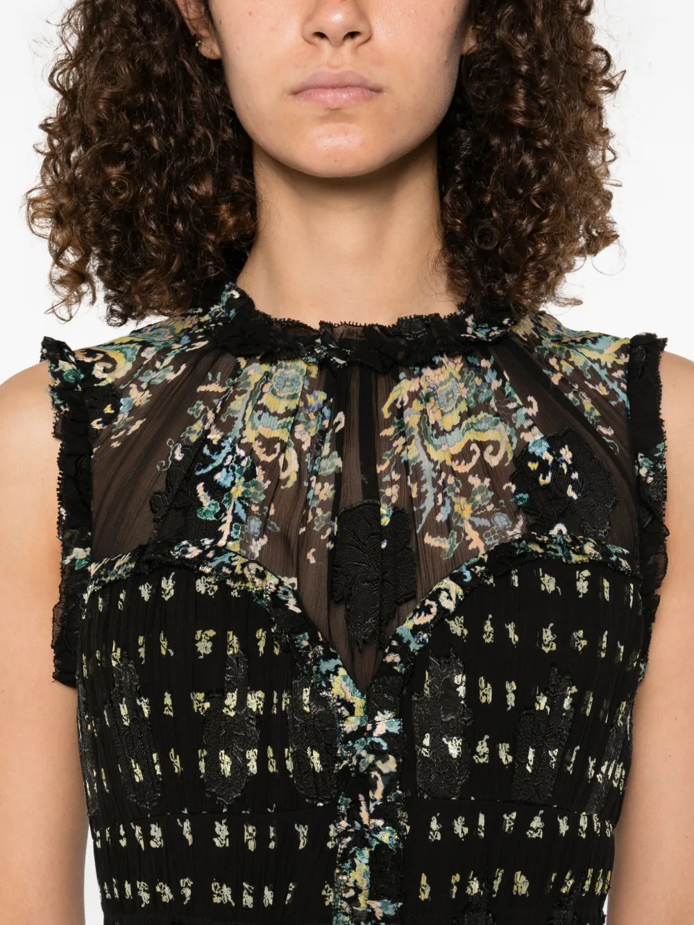 Ulla Johnson sleeveless dress Zwart