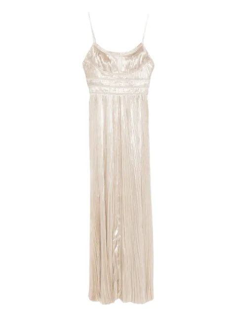 Ulla Johnson pleated spaghetti-strap dress
