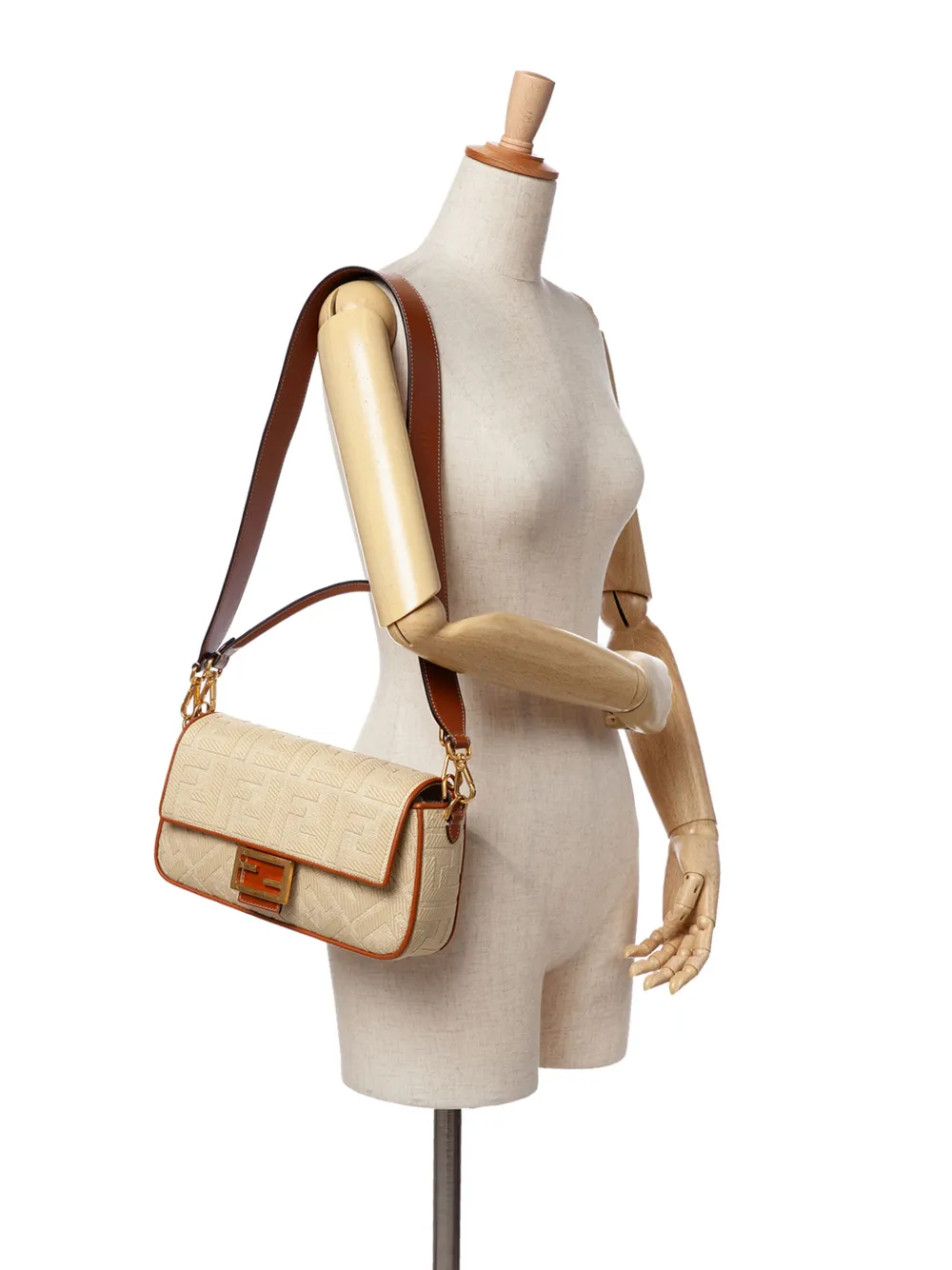 Fendi Pre-Owned sac à bandoulière Baguette Zucca (2010-2024) | Pre-owned | Image 2