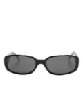 Casablanca oval-frame sunglasses - Black