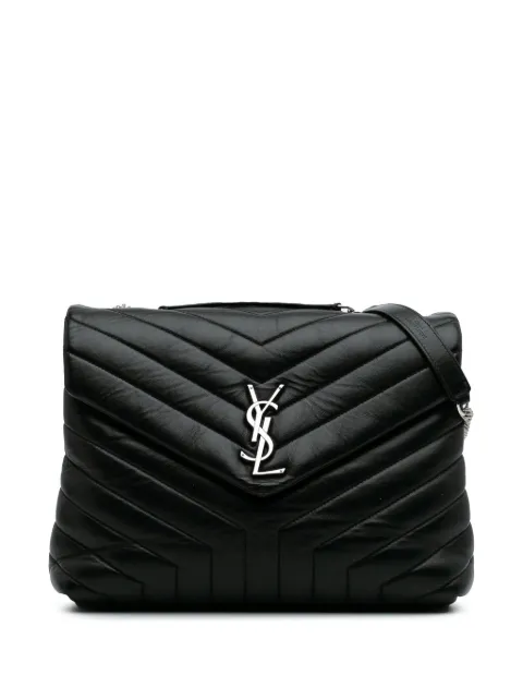 Saint Laurent Pre-Owned 2020 Medium Matelasse Leather LouLou shoulder bag